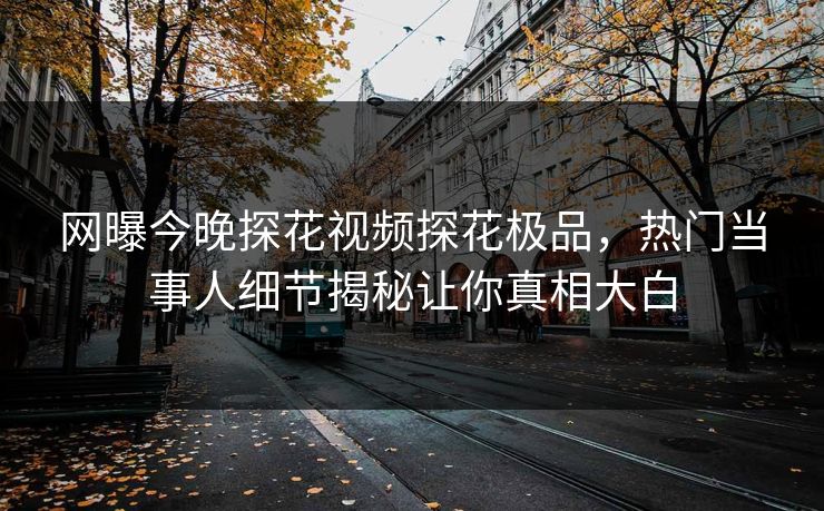 网曝今晚探花视频探花极品，热门当事人细节揭秘让你真相大白  第1张