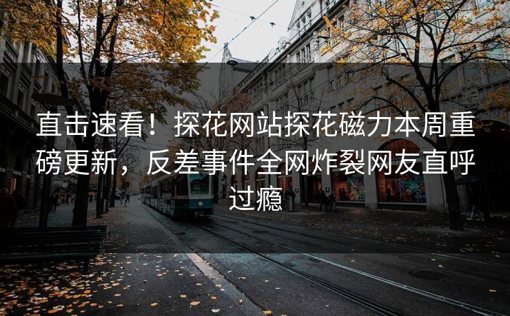 直击速看！探花网站探花磁力本周重磅更新，反差事件全网炸裂网友直呼过瘾