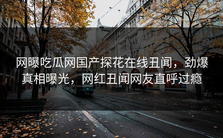 网曝吃瓜网国产探花在线丑闻，劲爆真相曝光，网红丑闻网友直呼过瘾